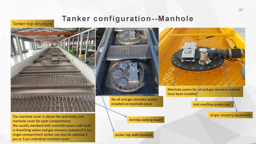 China Factory Sales 3 Axle 40000L/45000L/50000L Carbon Steel/Stainless Steel/Aluminum Alloy Tank/Tanker Truck Semi Trailer for Oil/Fuel/Diesel/Gasoline/Crude