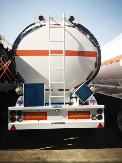 Serbatoio carburante monoblocco in acciaio per trasporto diesel/benzina/semirimorchio per camion cisterna per il prezzo di vendita