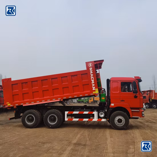 L'autocarro con cassone ribaltabile Shacman F2000 F3000 H3000 6X4 380HP 420HP 10 Wheeler 40ton ha utilizzato le piste del camion resistente che ribalta l'autocarro con cassone ribaltabile del cassone